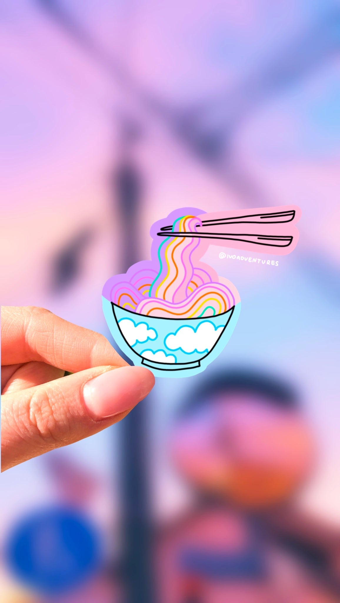 Sticker - Ramen Rainbow
