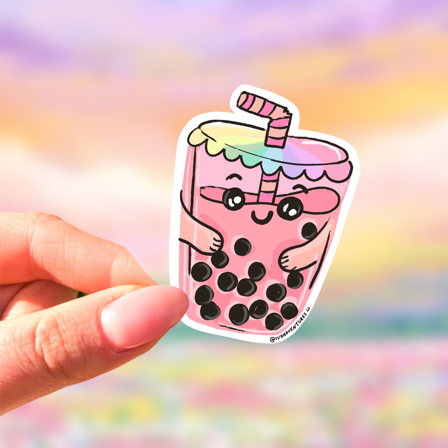 Bob's Rainbow Sticker