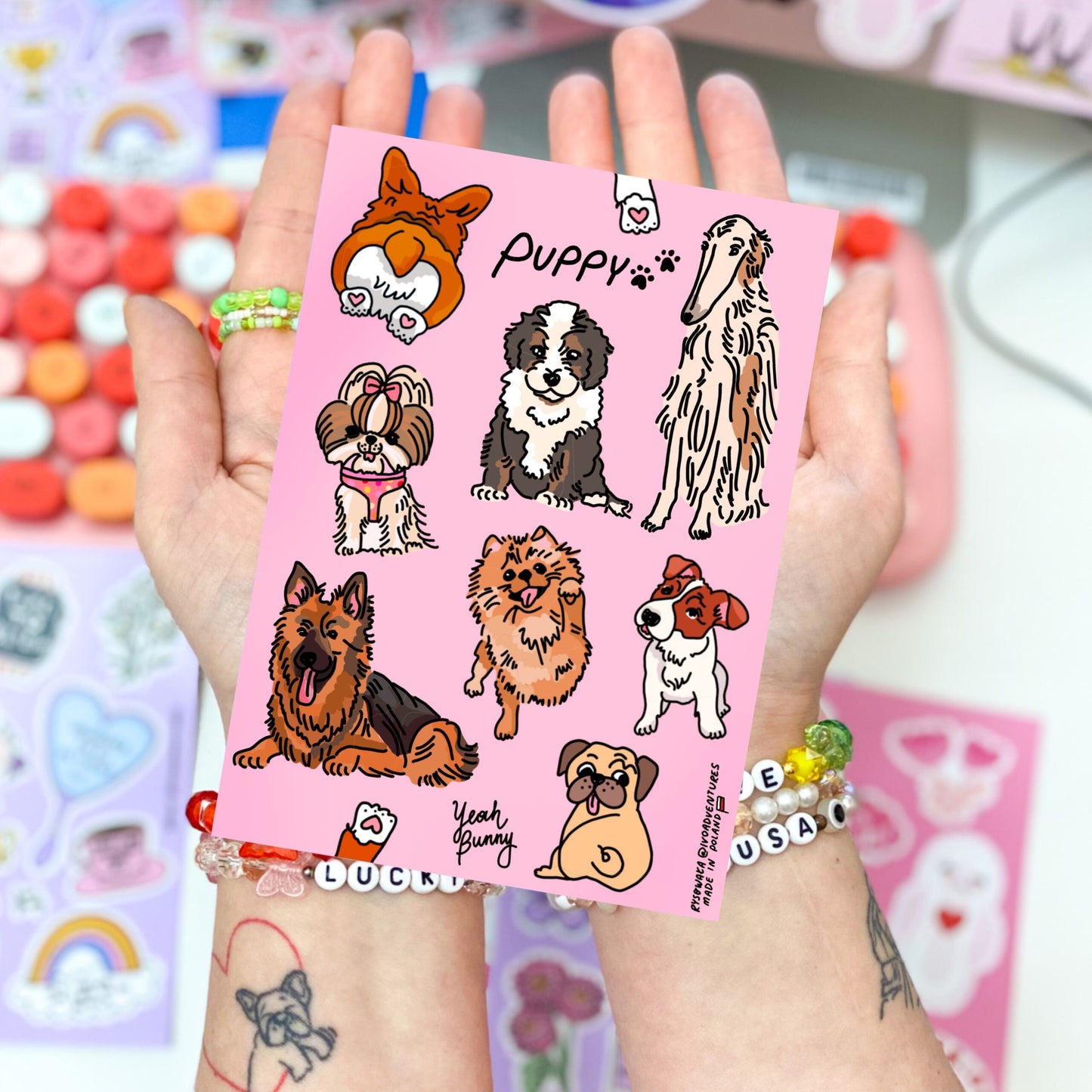 Stickers Sheet PUPPY