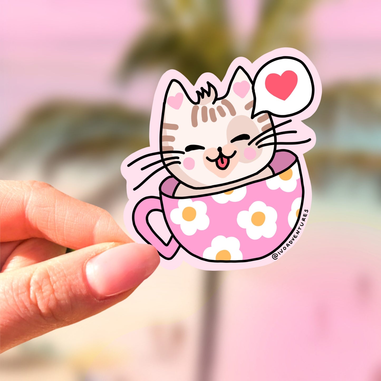 Daisy the Kitty Sticker