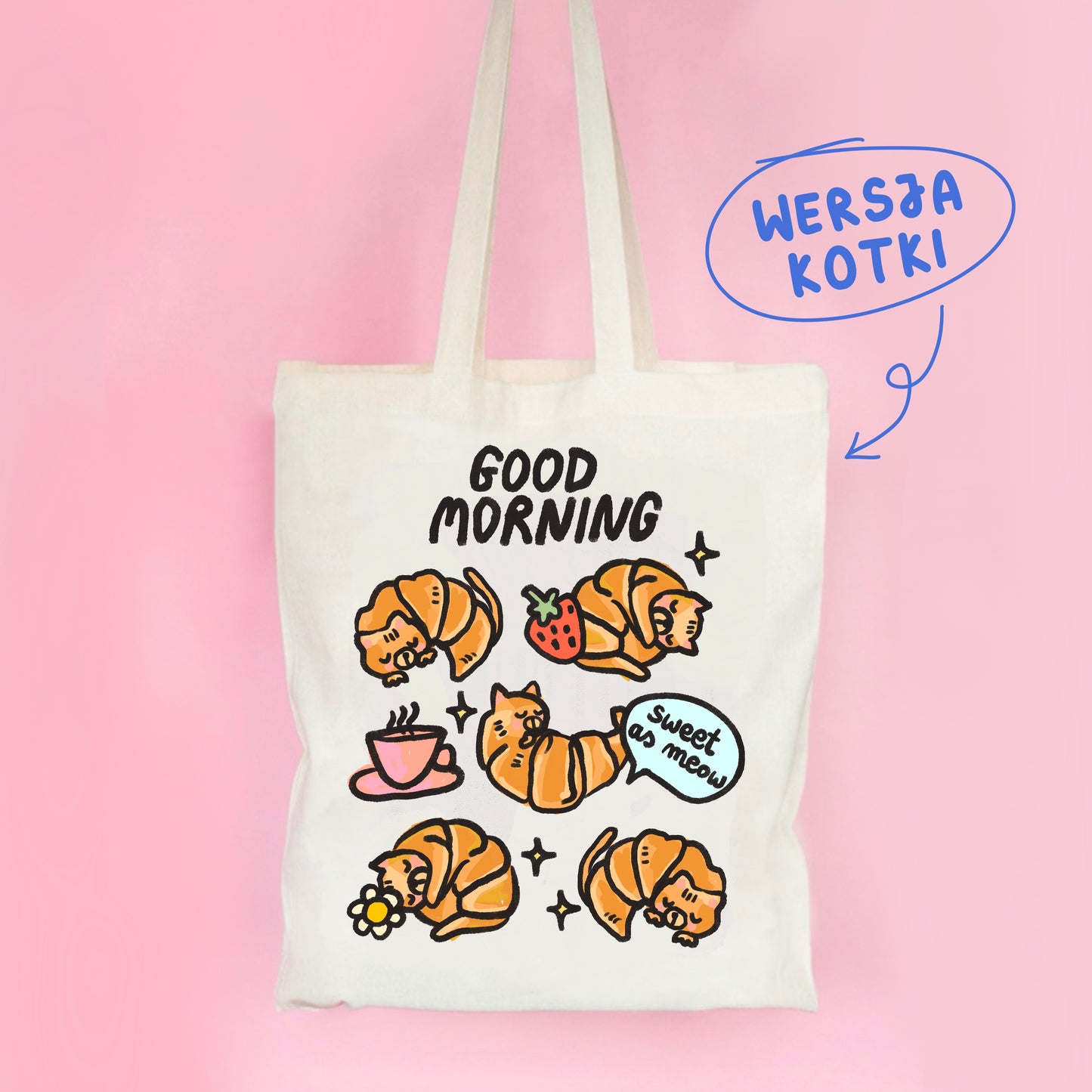 Bag KITTY croissants sweet croissant