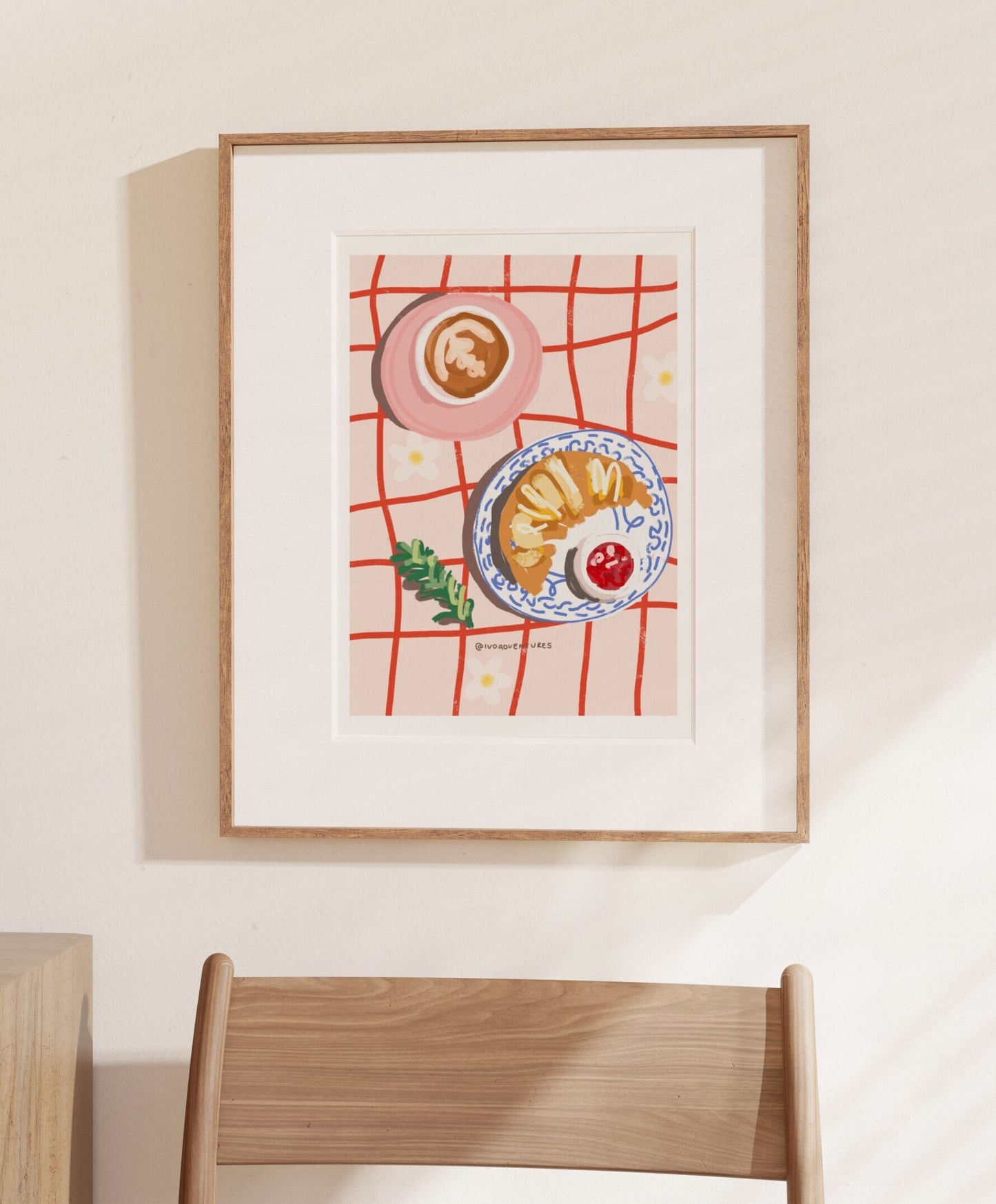 Poster - Croissant and Coffee