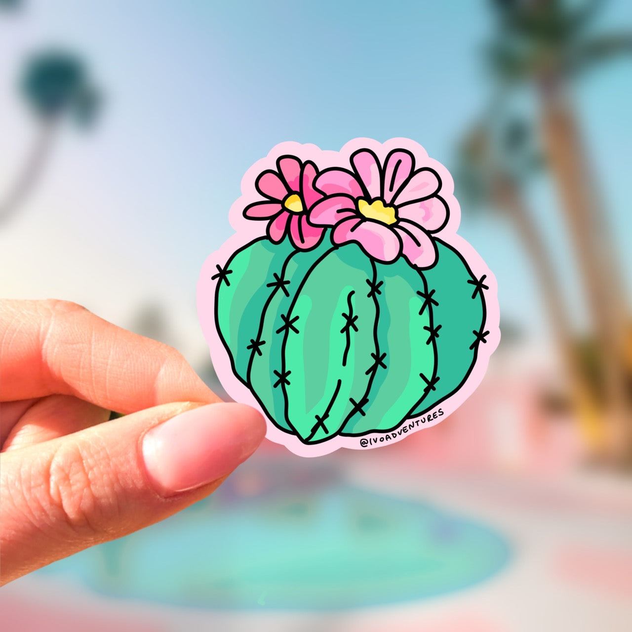 Cactus sticker