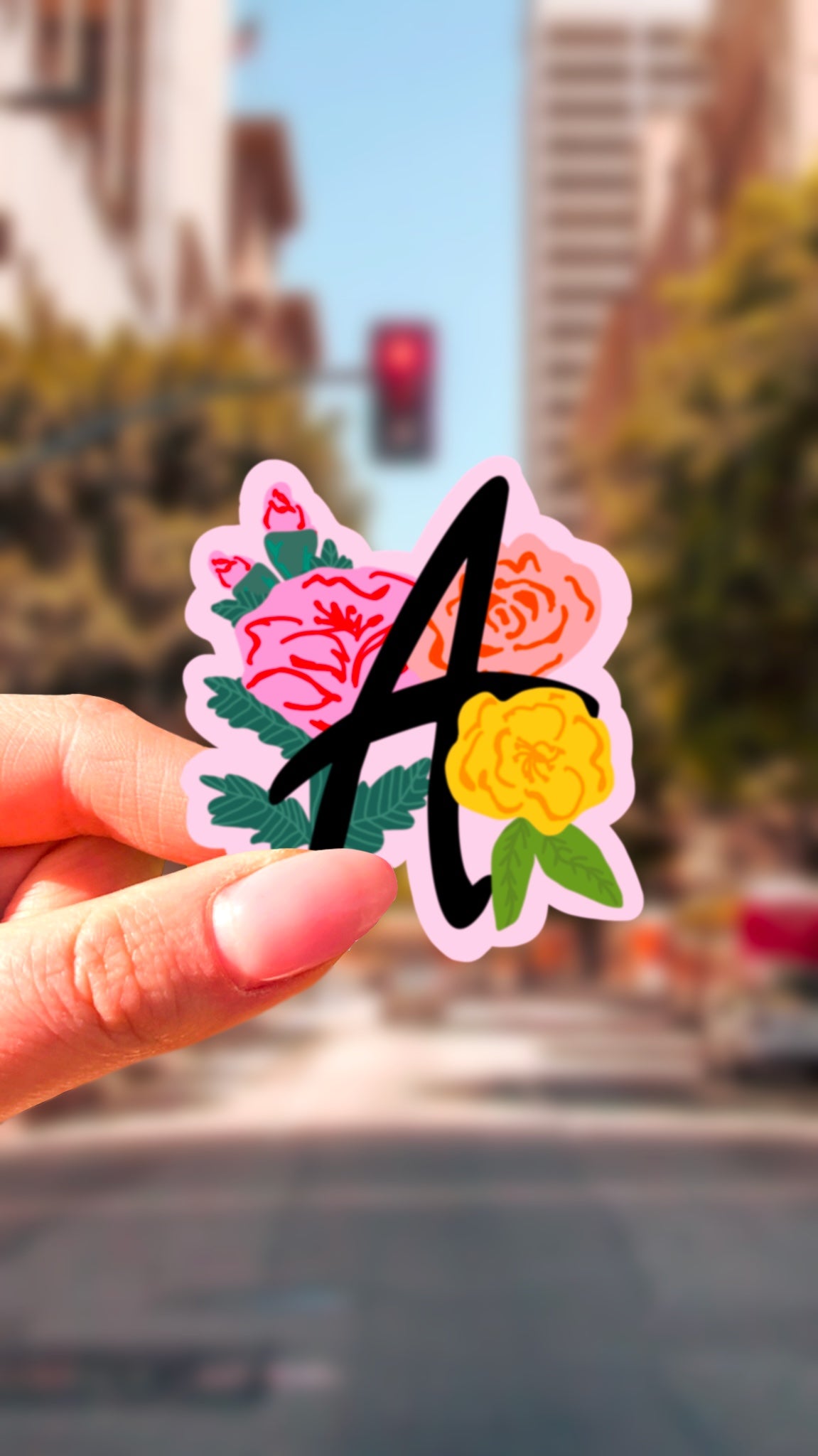 Sticker - Initial - A