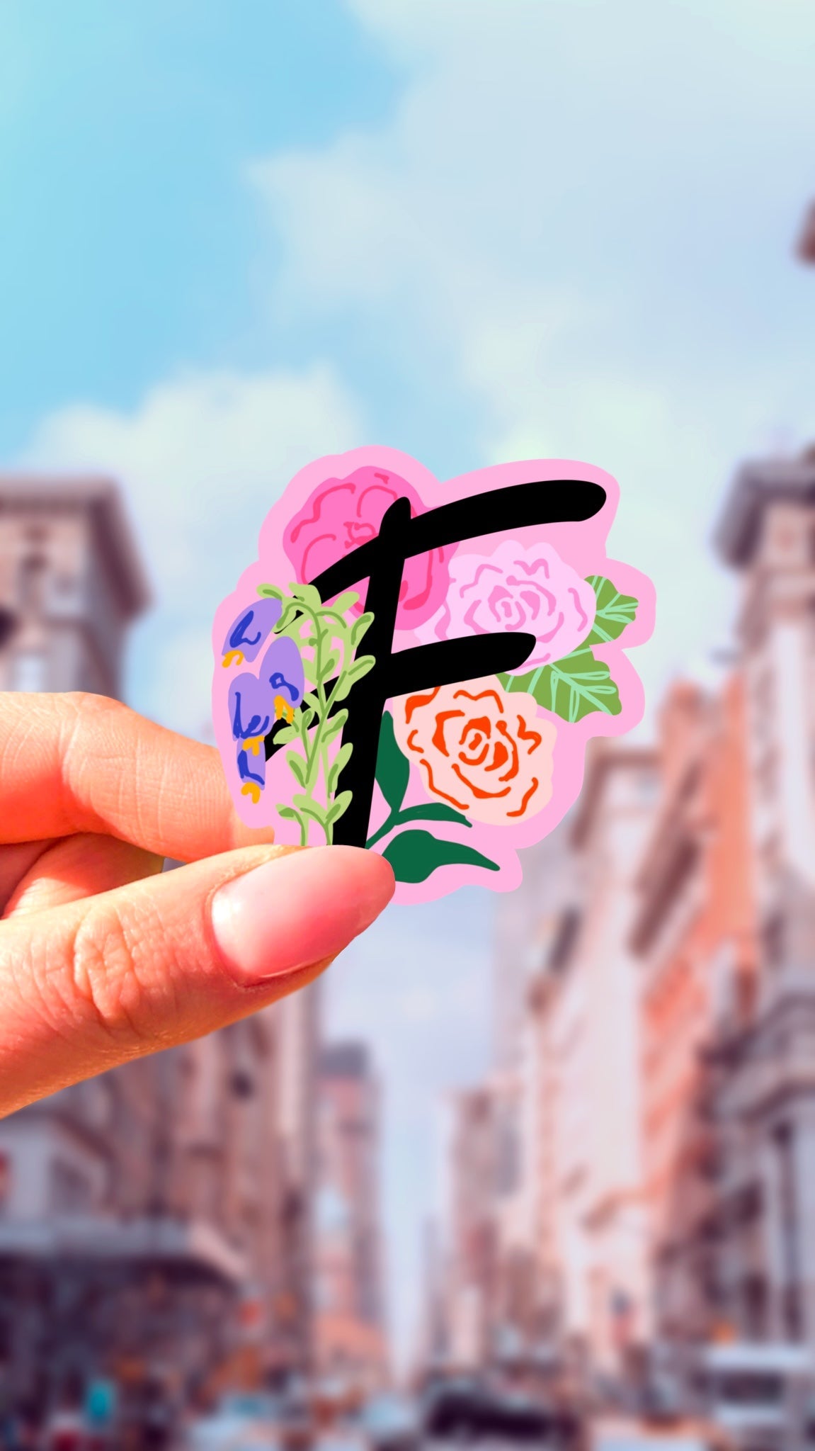 Sticker - Initial - F