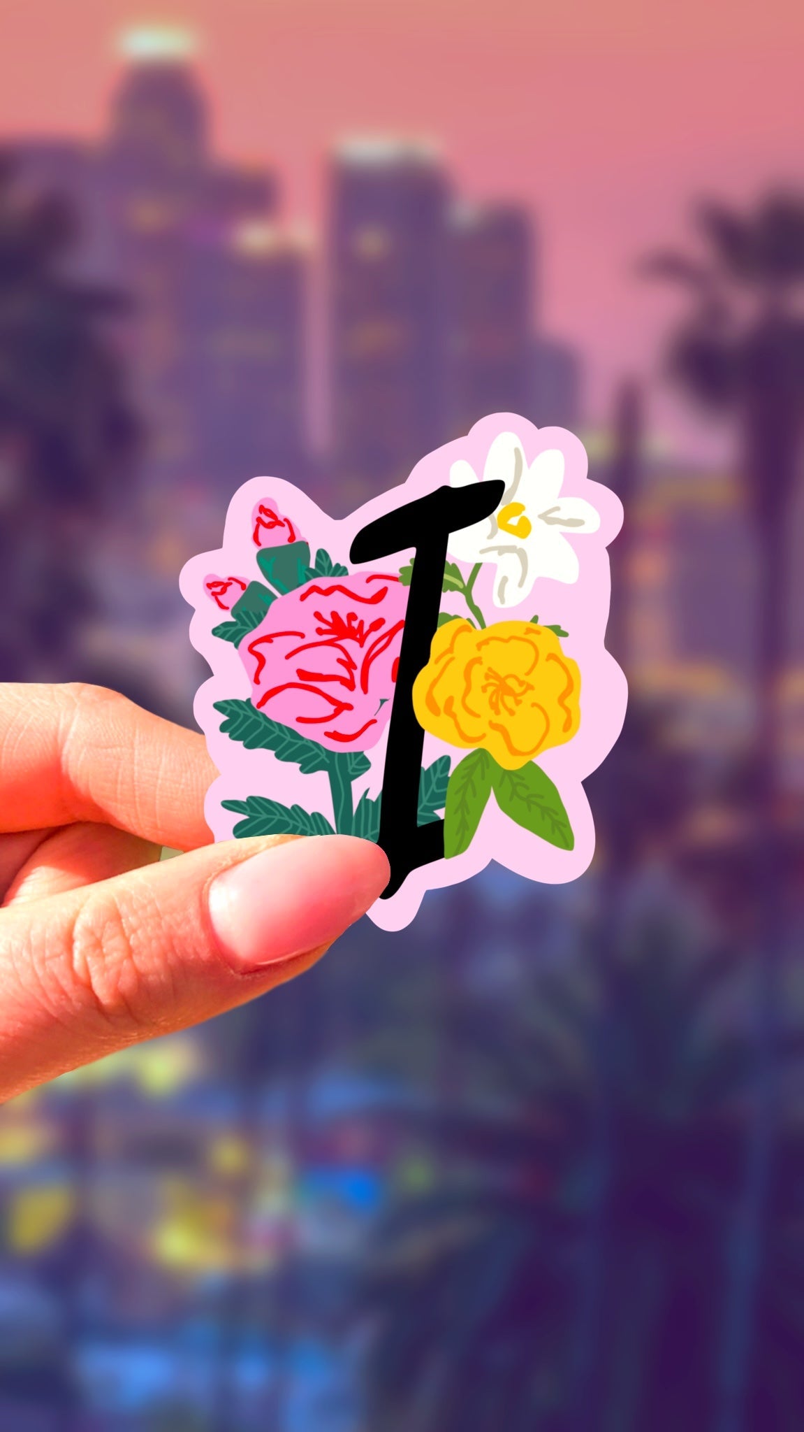 Sticker - Initial - I