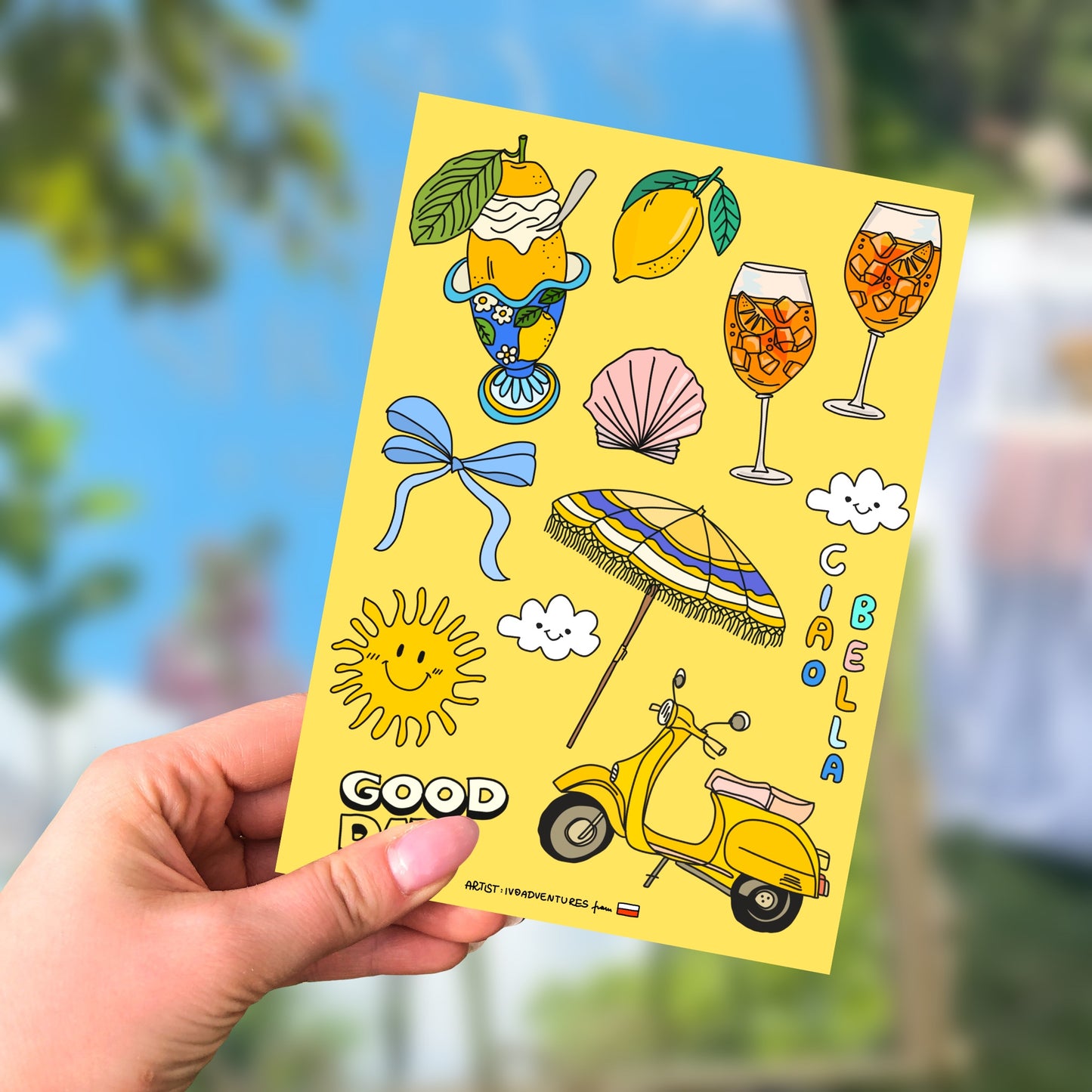 Stickers Sheet Dogs Doggies pink