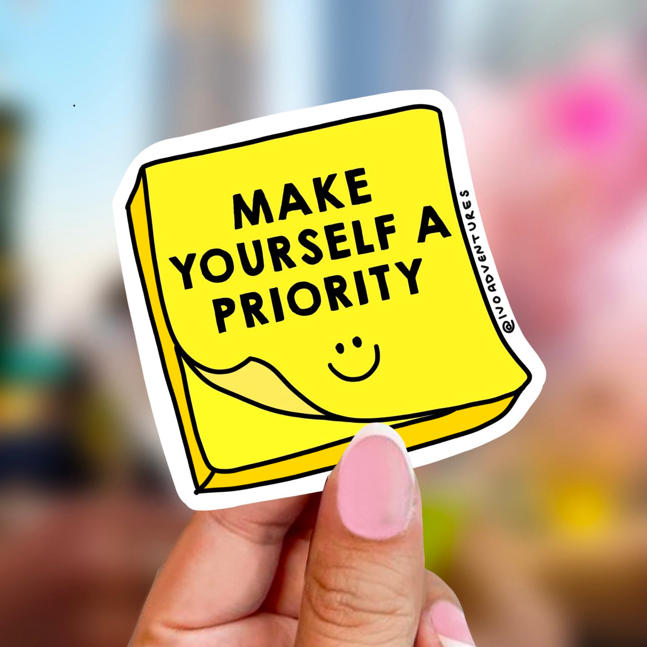 Sticker - Yellow Sticky Note - Priority