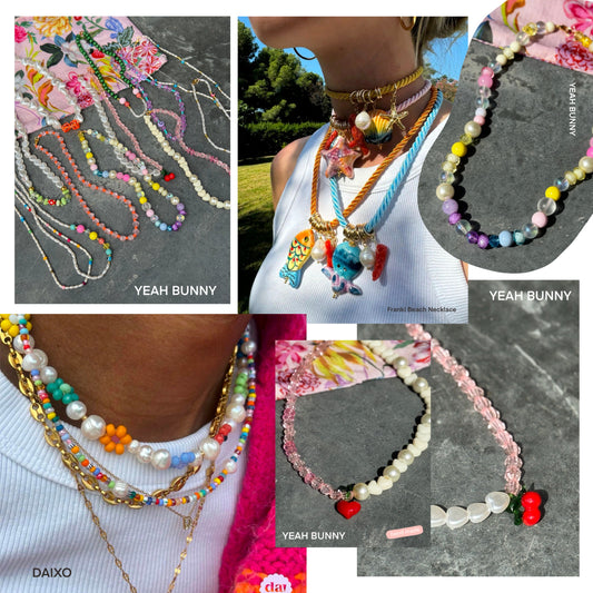 Kolorowe naszyjniki – letni must-have