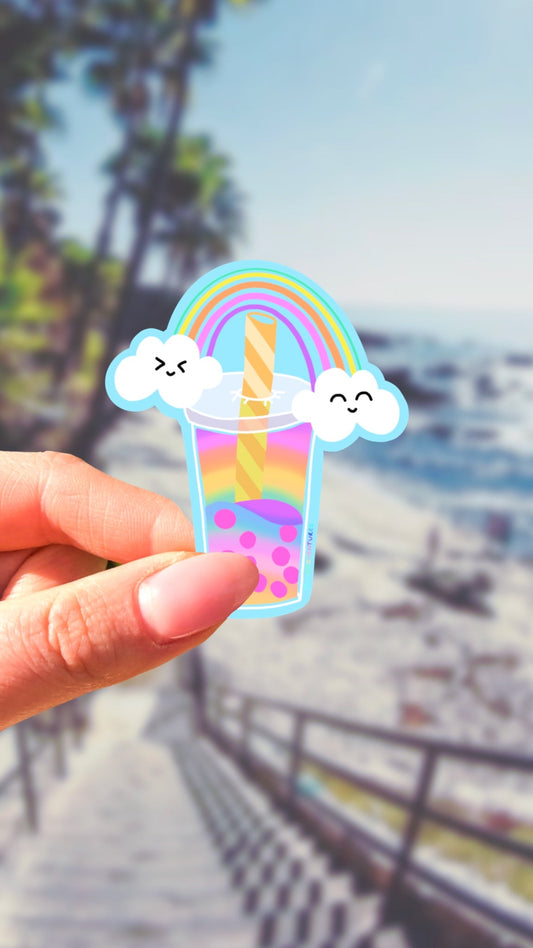 Bob Cloud Rainbow Sticker