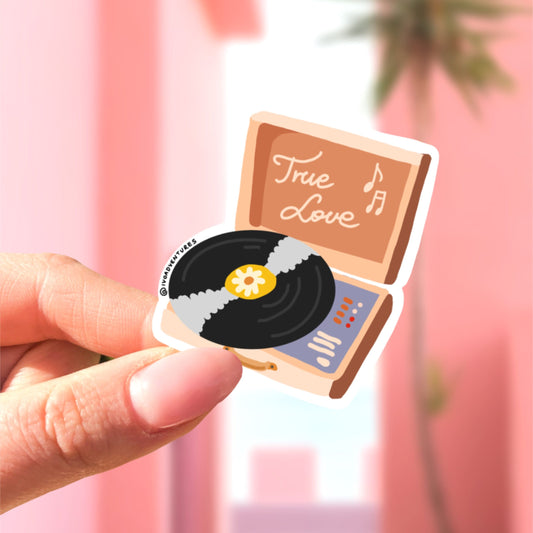 Sticker - Record player