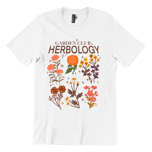 T-shirt white Garden Club Herbology