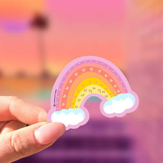 Pastel Rainbow Sticker