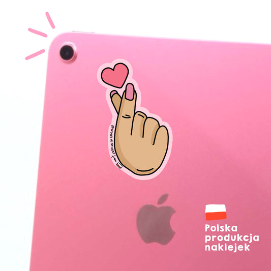 Sticker - Heart made of fingers