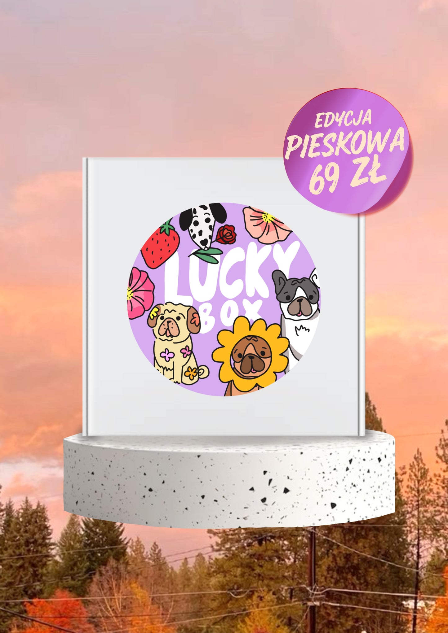 LUCKY BOX 🐕🐶 Mystery Box - Sweet Puppies Flowers