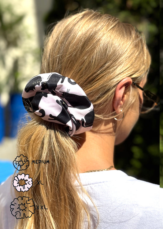 Scrunchie XXL - 🐾 Black Cats 