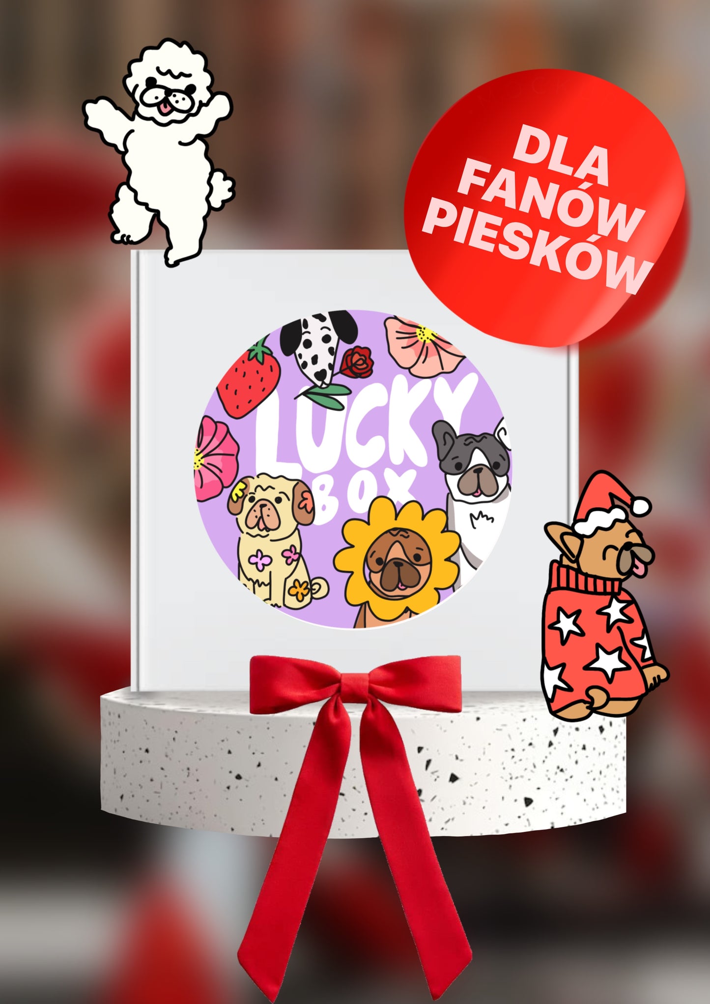 LUCKY BOX 🐕🐶 Mystery Box - Sweet Puppies Flowers