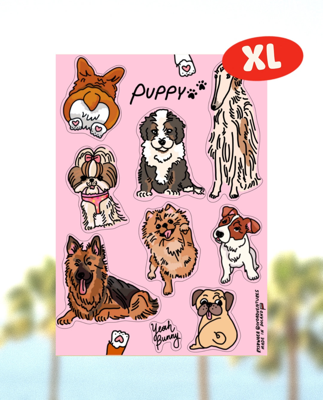 Stickers Sheet PUPPY