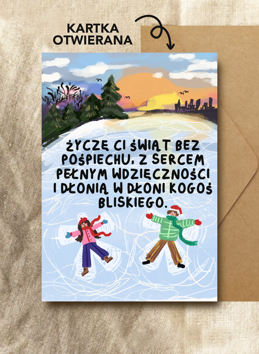Kartka Świąteczna - LODOWISKO