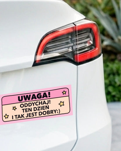 Car sticker - THIS DAY IS GOOD