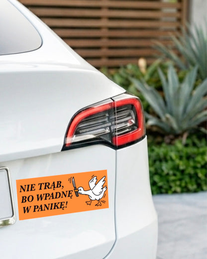 Car sticker - GOOSE - DO NOT HONK