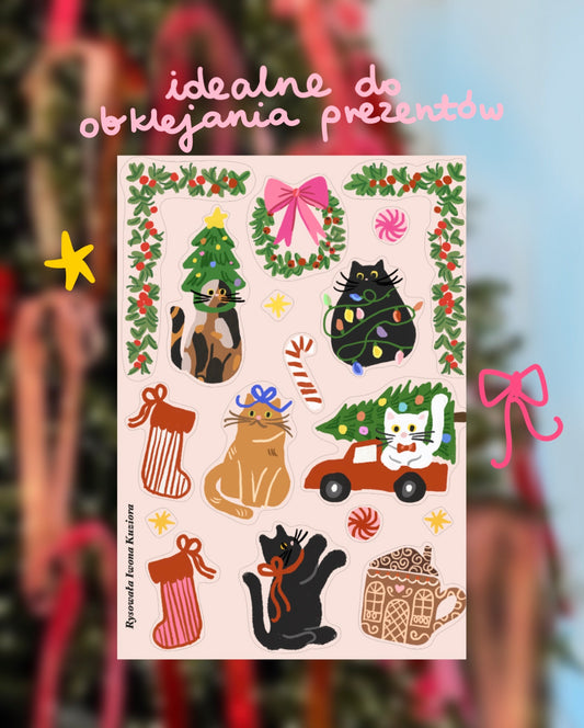 Stickers Sheet Dogs Doggies pink