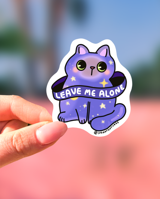 Sticker - Sweet Kitty - Leave Me Alone