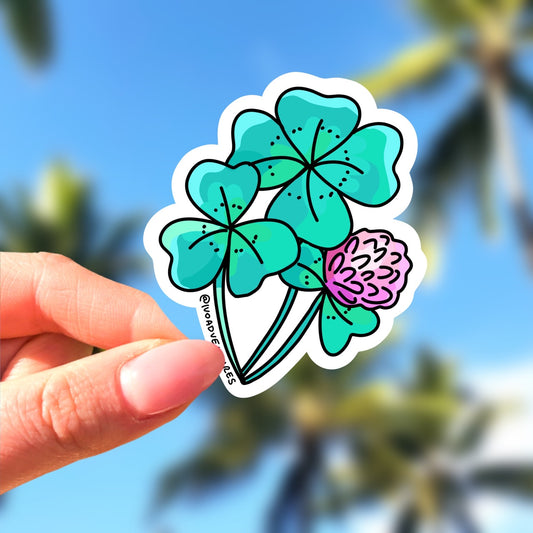 Clover sticker