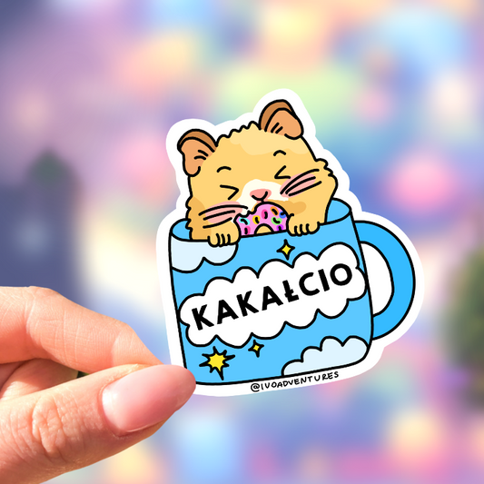 Sticker Hamster Kakałcio