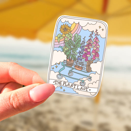 Sticker - tarot THE PLANT LADY