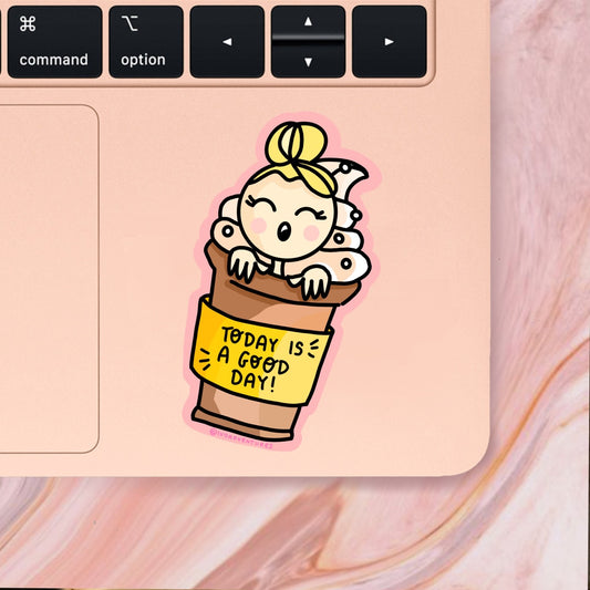 Ivo in coffee sticker